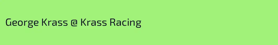 George Krass @ Krass Racing